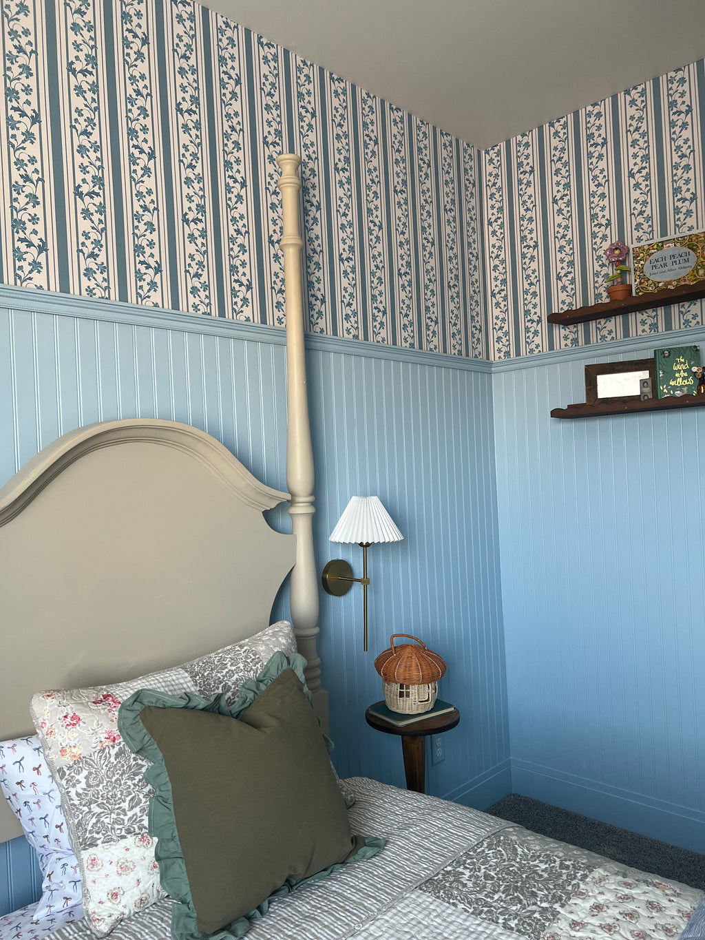 Tillie Floral Peel and Stick Wallpaper by Anna Black Creative