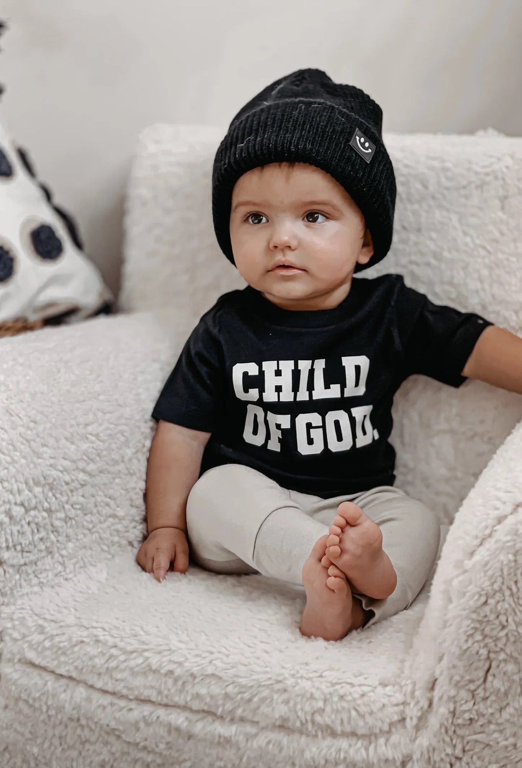 Child of God Unisex Crew Neck Cotton Tee - Minimalist Graphic Shirt