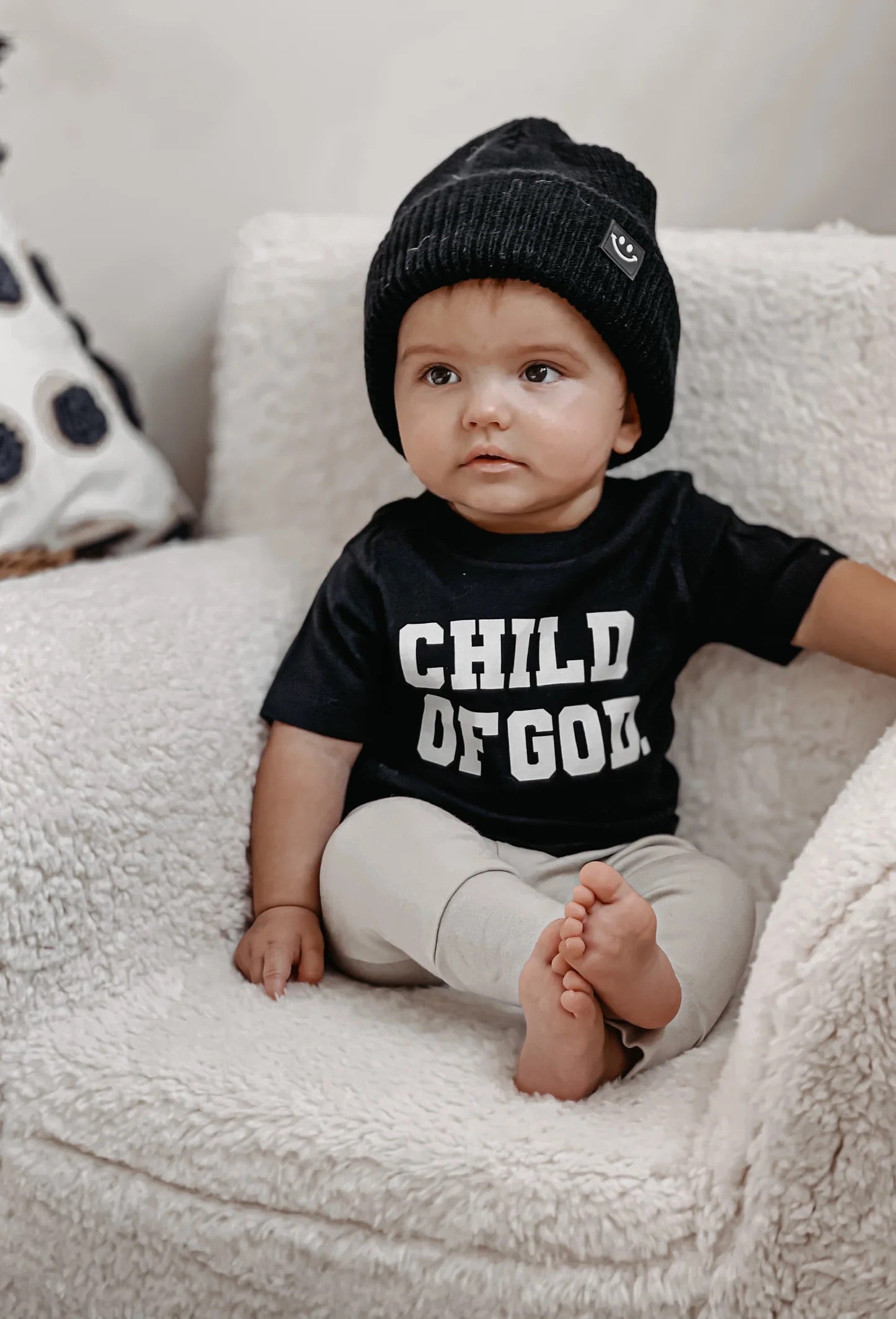 Child of God Unisex Crew Neck Cotton Tee - Minimalist Graphic Shirt