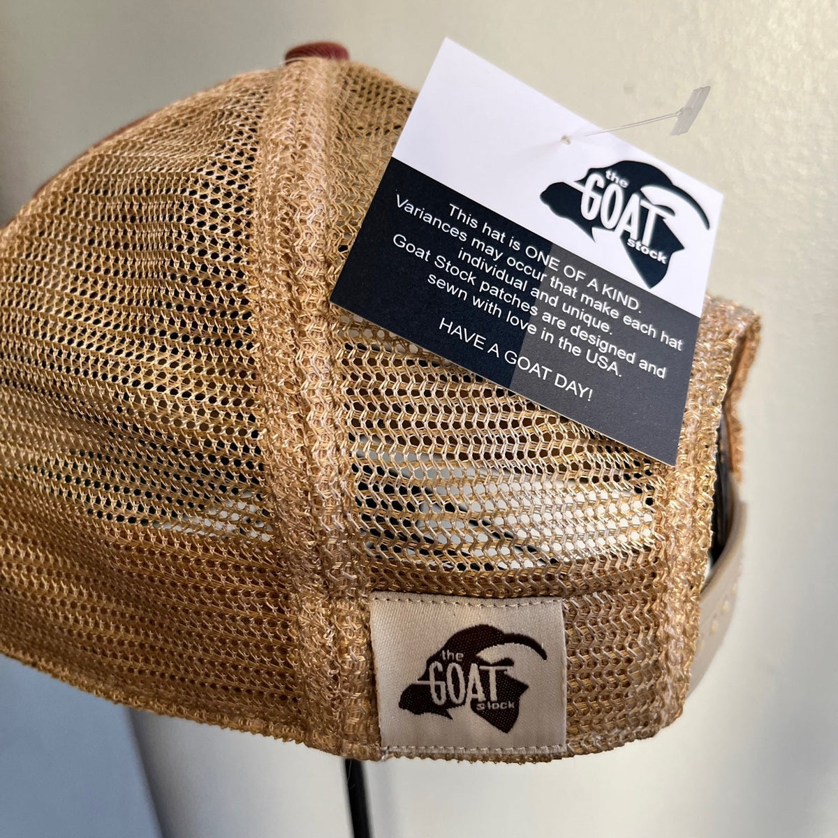 Ya Filthy Animal Distressed Mustard Yellow Mesh Snapback Hat - Image 2