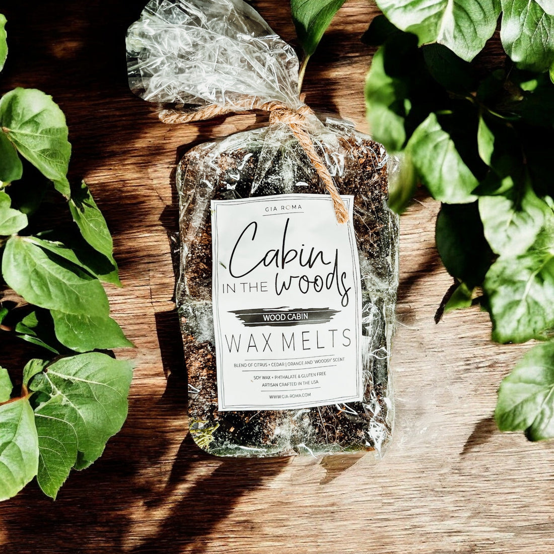 Wood Cabin Scented Soy Wax Melts Handcrafted Artisan Fragrance - Image 2