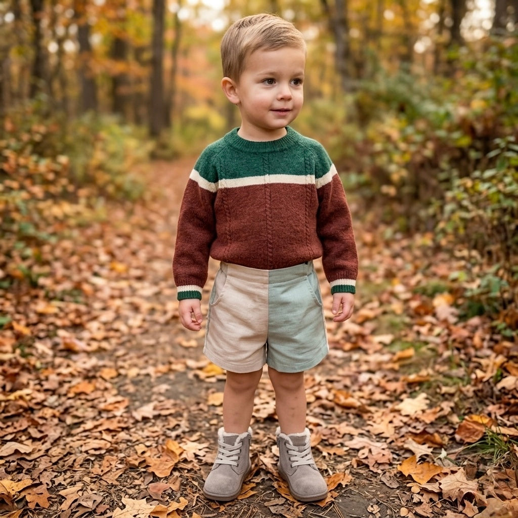 100% Merino Wool Kids Sweater: Heirloom Winter Knitwear