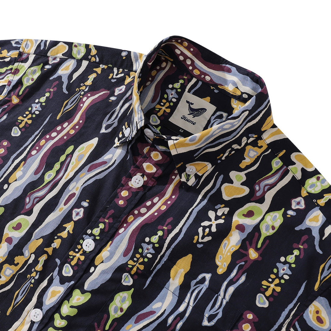 Men's Hawaiian Shirt Valley of the Worms Print Cotton Aloha Top