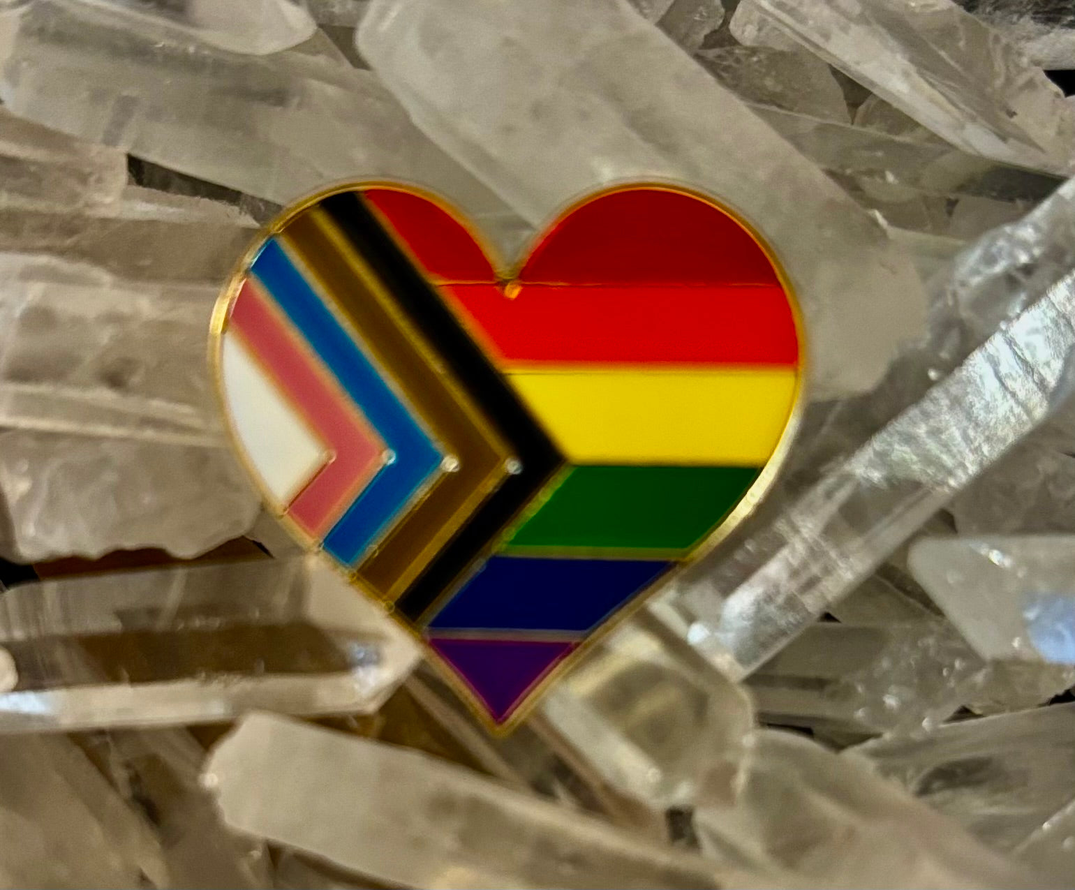 LGBTQ+ Rainbow Pride Flag Enamel Pin – Many Fabulous Styles