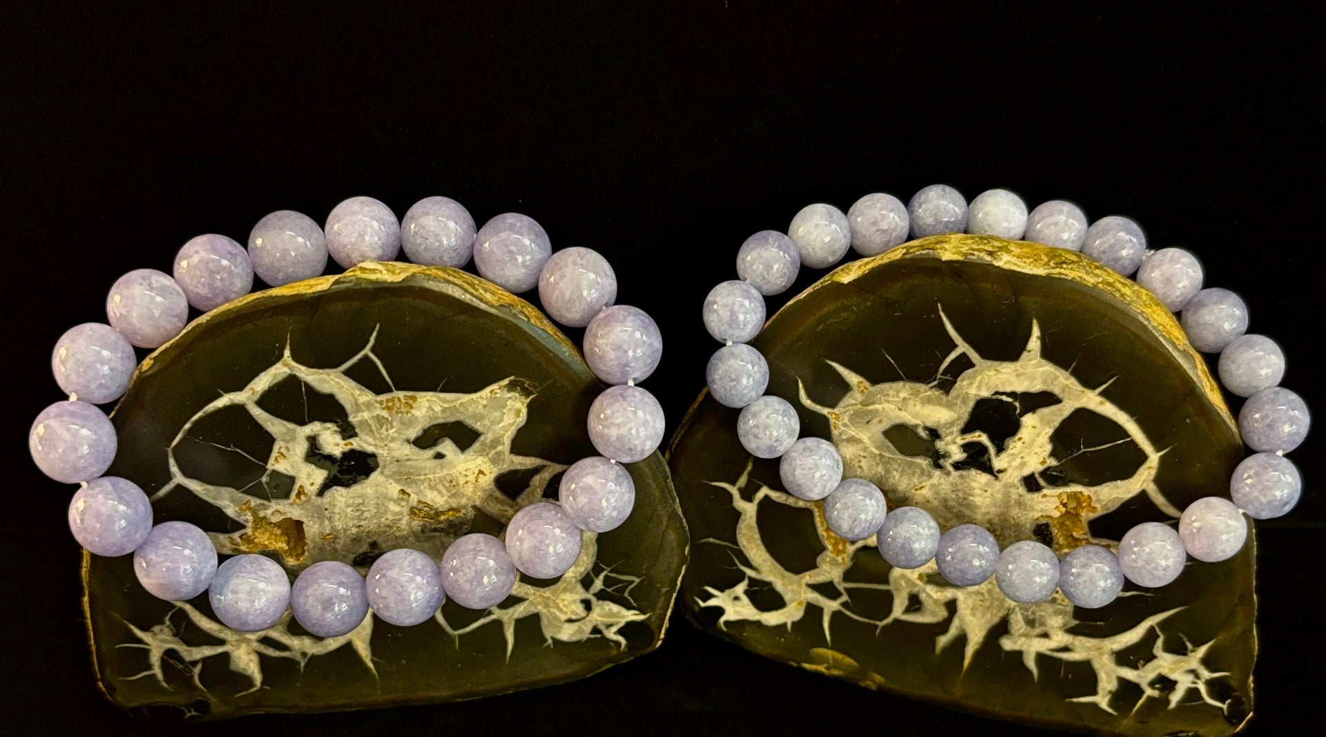 Angelite Crystal Bracelet – Serenity & Intuition | 8mm & 10mm Beads for Medium Wrists