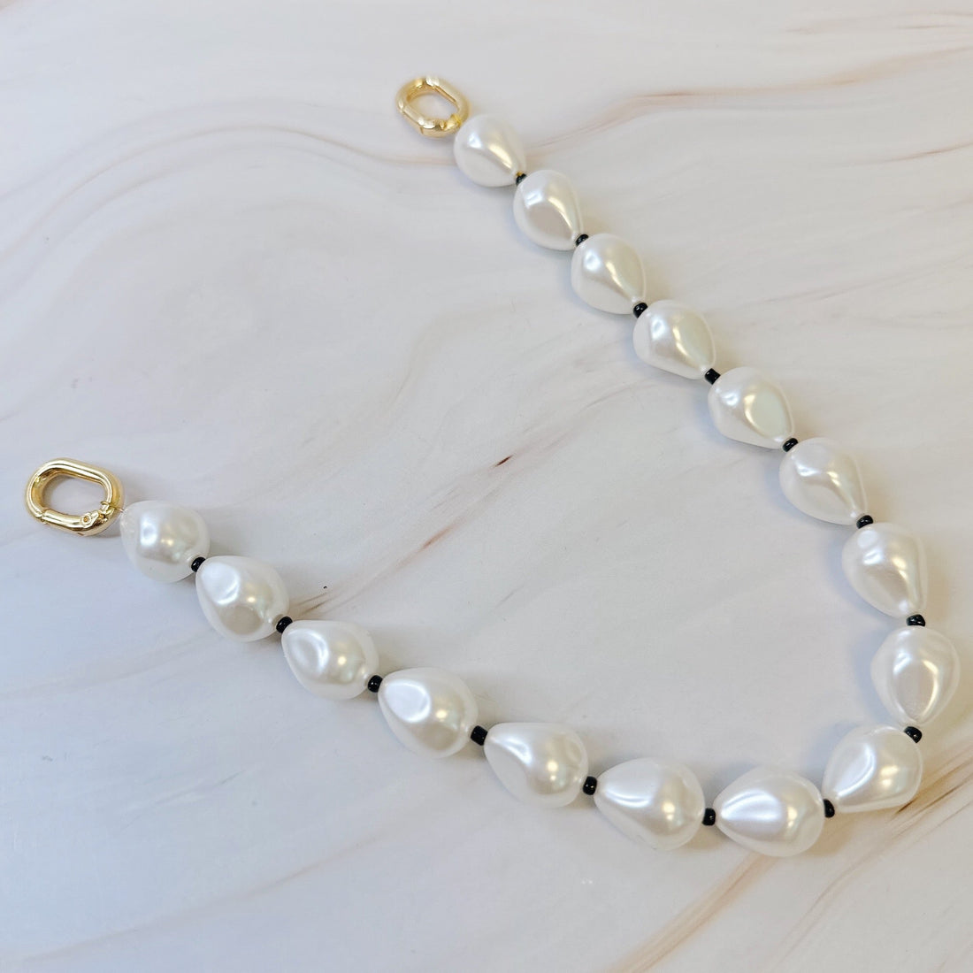 Pearl And Bead Bag Charm