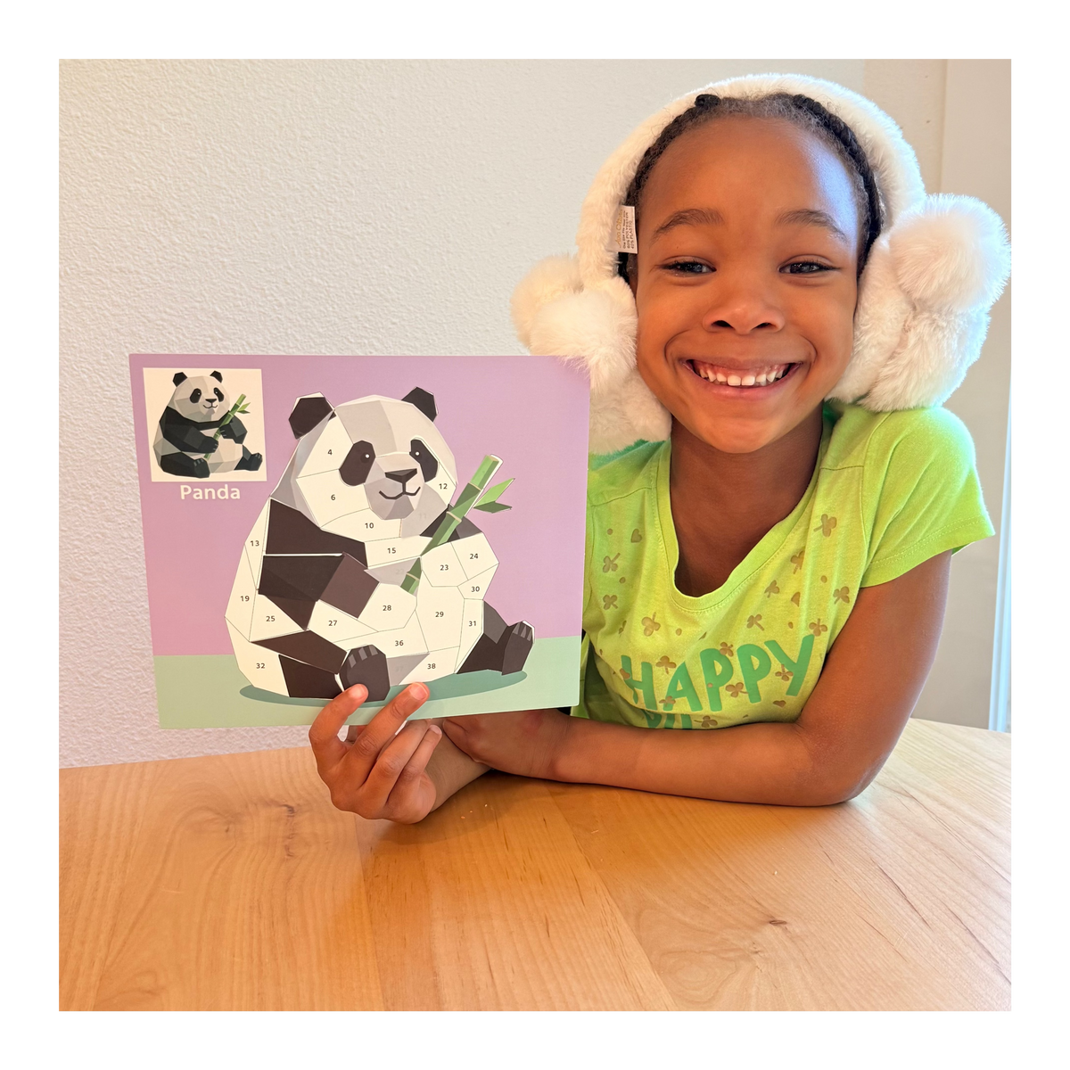 Kids' DIY Sticker Puzzle Painting Kit | Mess-Free Montessori Travel Toy
