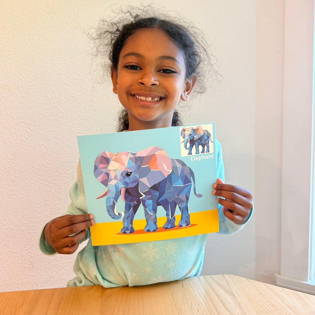 Kids' DIY Sticker Puzzle Painting Kit | Mess-Free Montessori Travel Toy