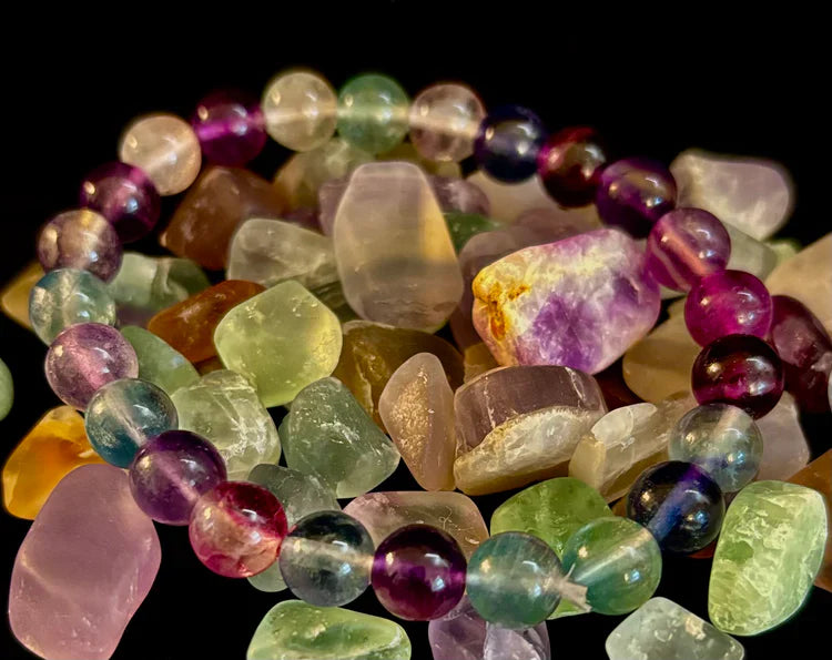 Soul Tide Fluorite Crystal Bead Bracelet for Healing and Peace