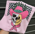 Howdy skull smile tee or sweatshirt