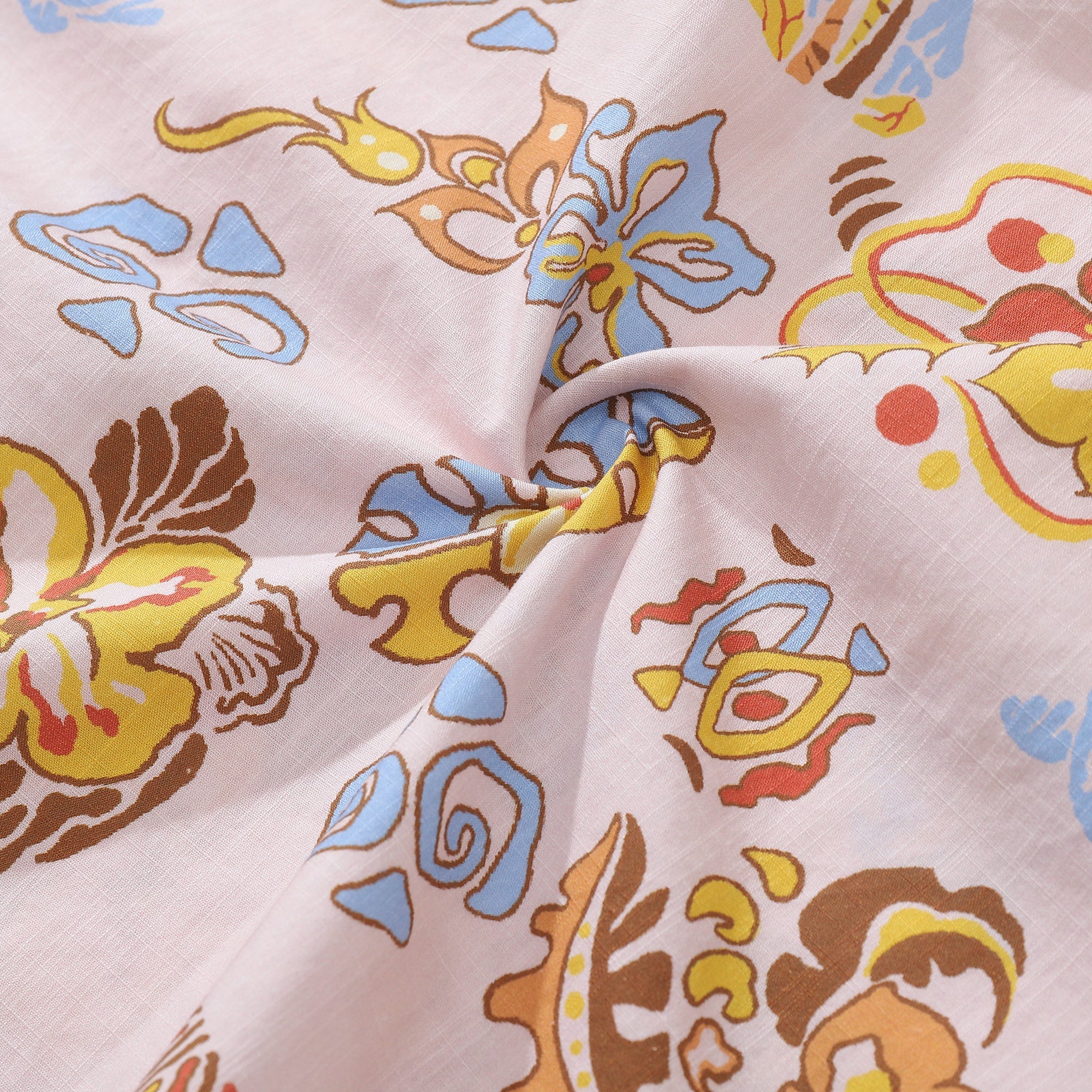Men's Retro Era Pink Print Hawaiian Shirt