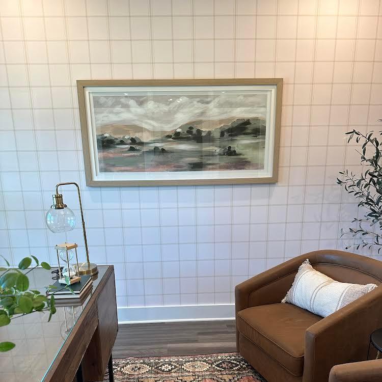 Ezra Geometric Wallpaper - Minimalist Modern Farmhouse