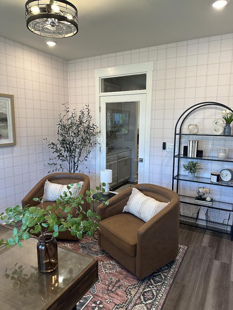 Ezra Geometric Wallpaper - Minimalist Modern Farmhouse