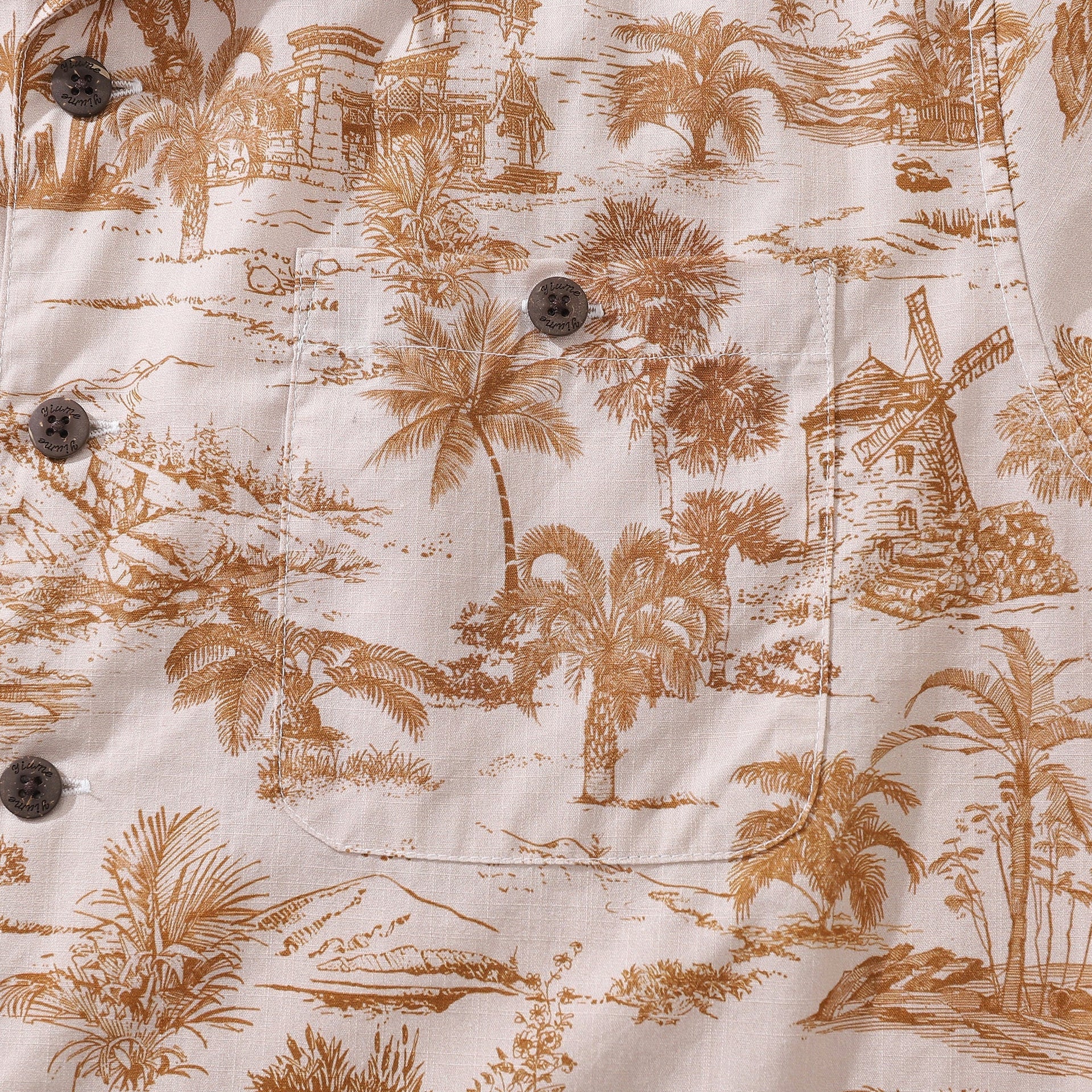 California Dreams Vintage 1920s Inspired Hawaiian Shirt