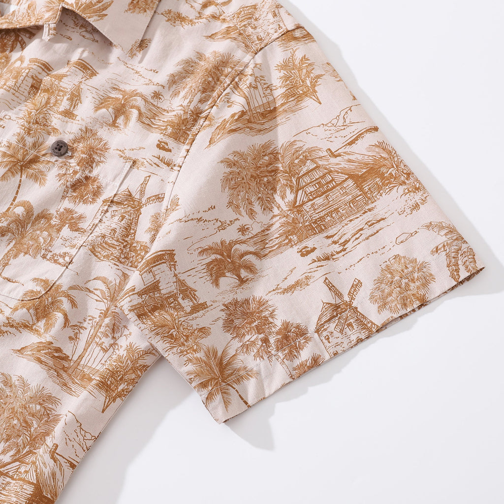 California Dreams Vintage 1920s Inspired Hawaiian Shirt