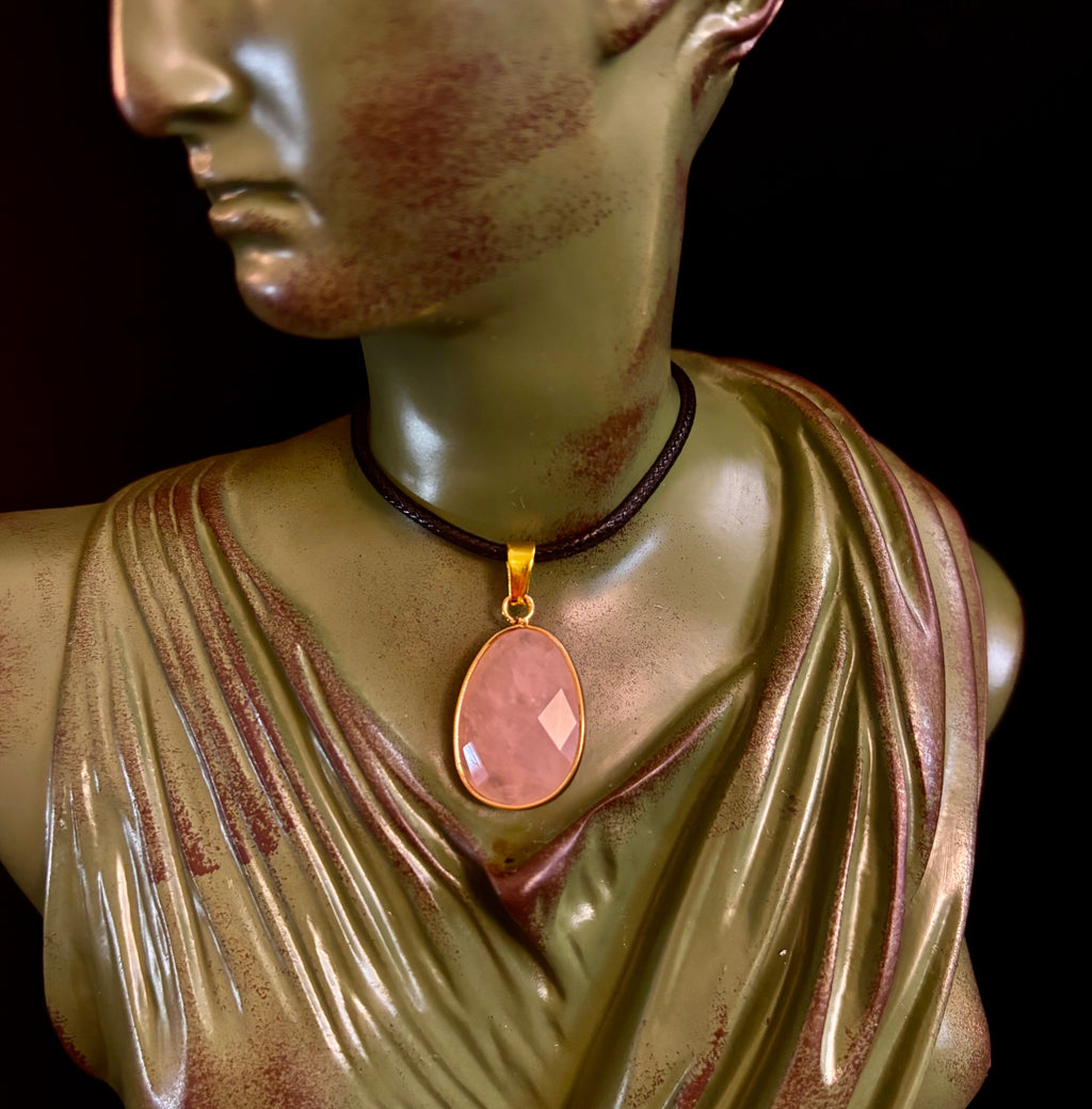 Crystal Drop Necklace – 1 inch Teardrop Pendant (Made in Australia)