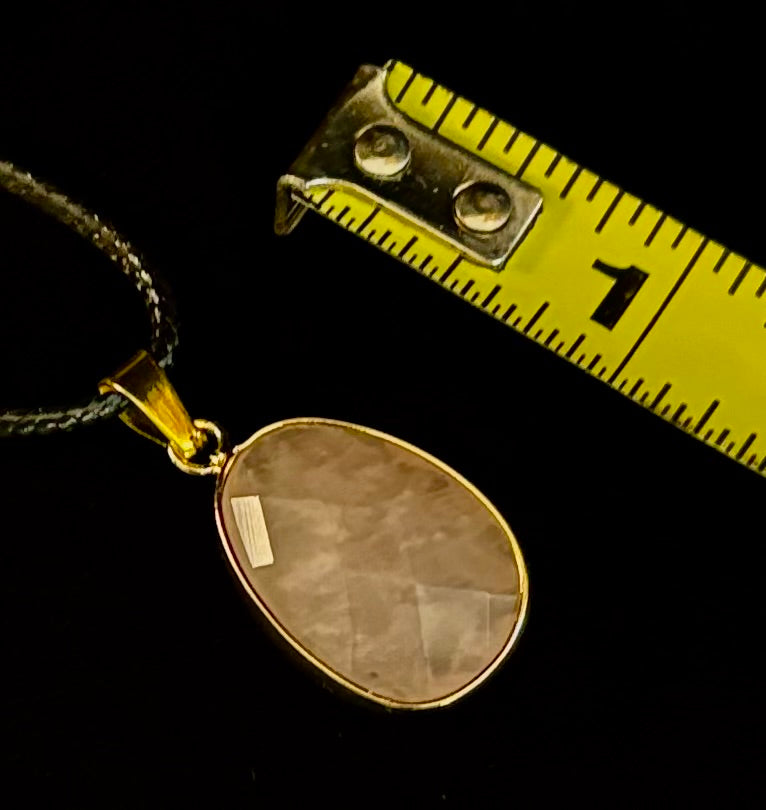 Crystal Drop Necklace – 1 inch Teardrop Pendant (Made in Australia)