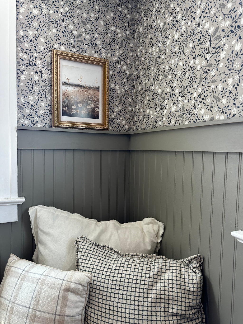 Clematis Botanical Peel and Stick Wallpaper by Anna Black Creative