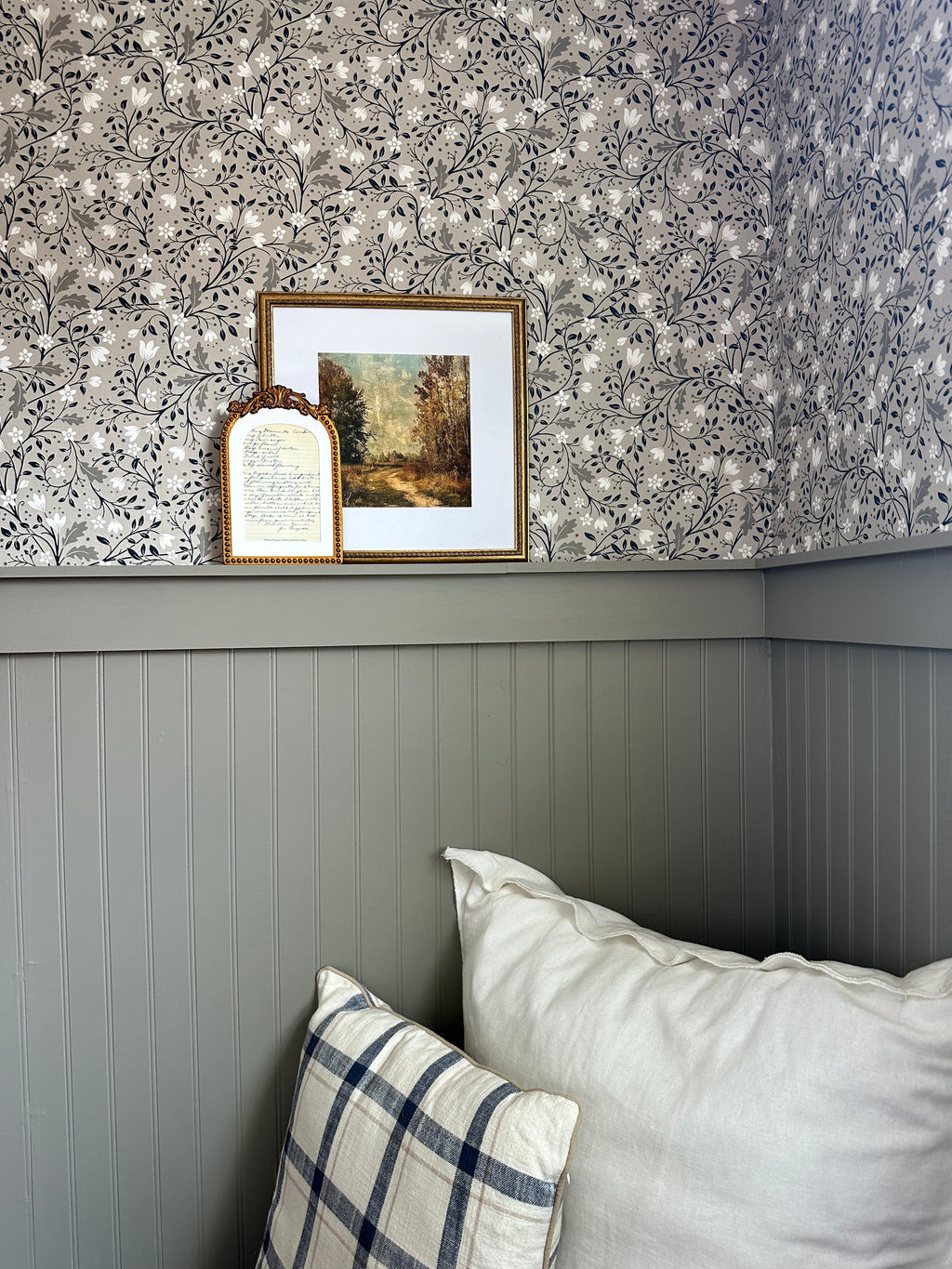 Clematis Botanical Peel and Stick Wallpaper by Anna Black Creative