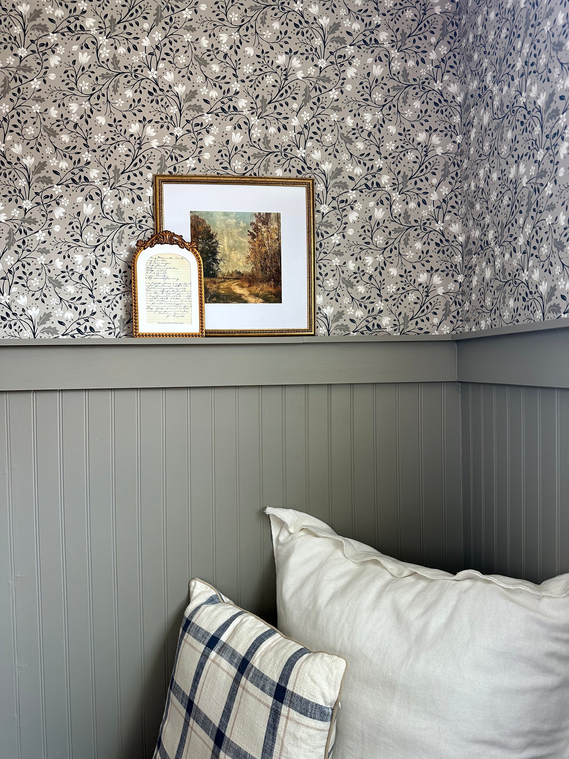 Clematis Botanical Peel and Stick Wallpaper by Anna Black Creative