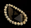 Dalmatian Jasper Gemstone Bracelet for Joy & Grounding | 8mm, 10mm, 12mm Beads