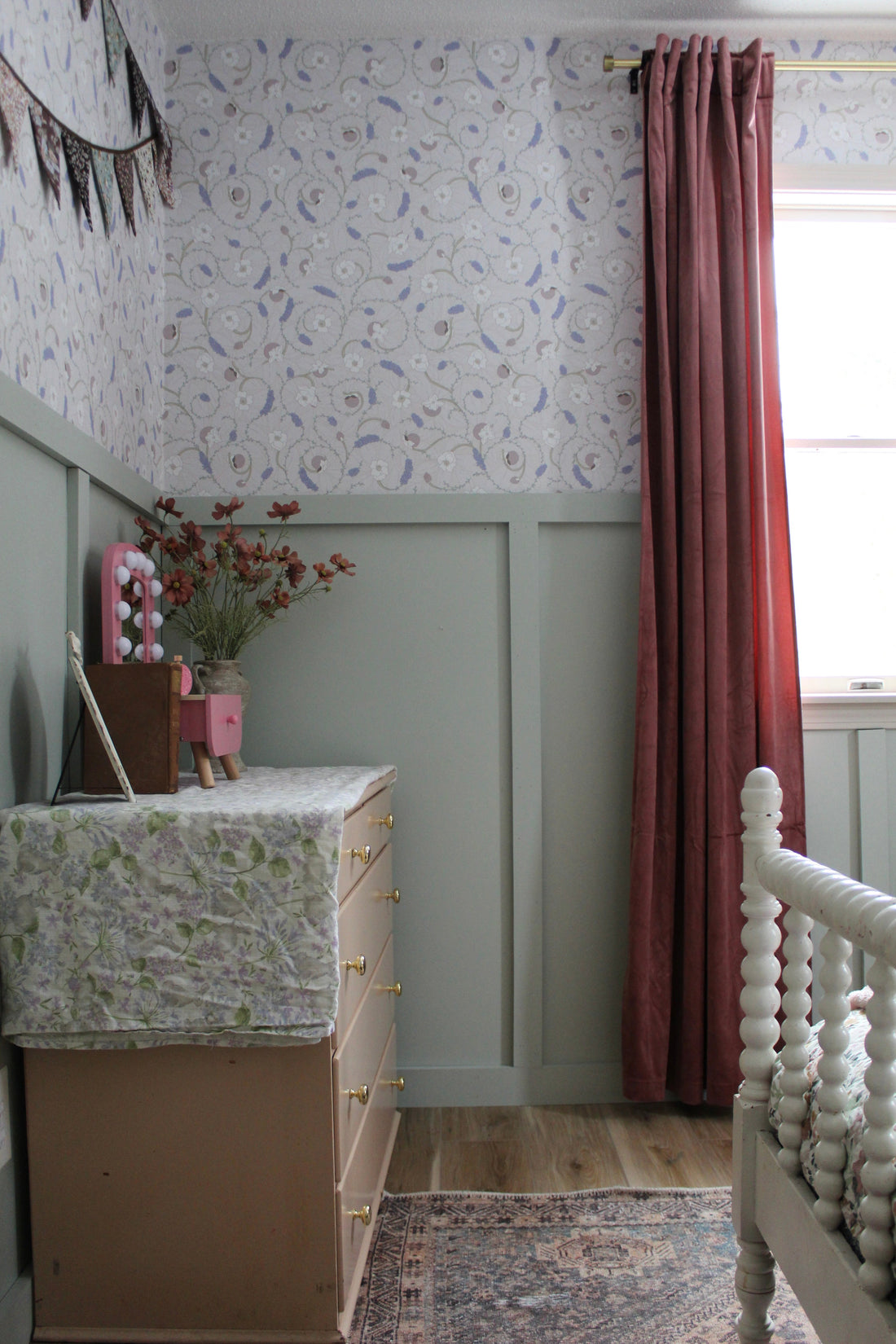 Linnea Removable Peel and Stick Wallpaper by Grateful Artsy Soul