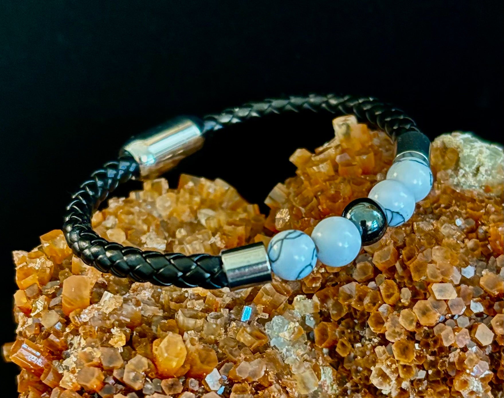 Magnetic Buckle Braided Bracelet – 4 Unique Styles - Medium Wrists