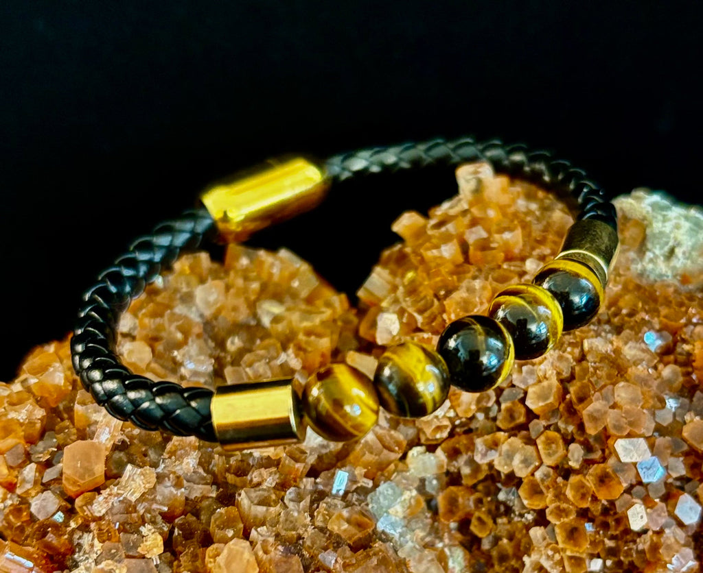 Magnetic Buckle Braided Bracelet – 4 Unique Styles - Medium Wrists