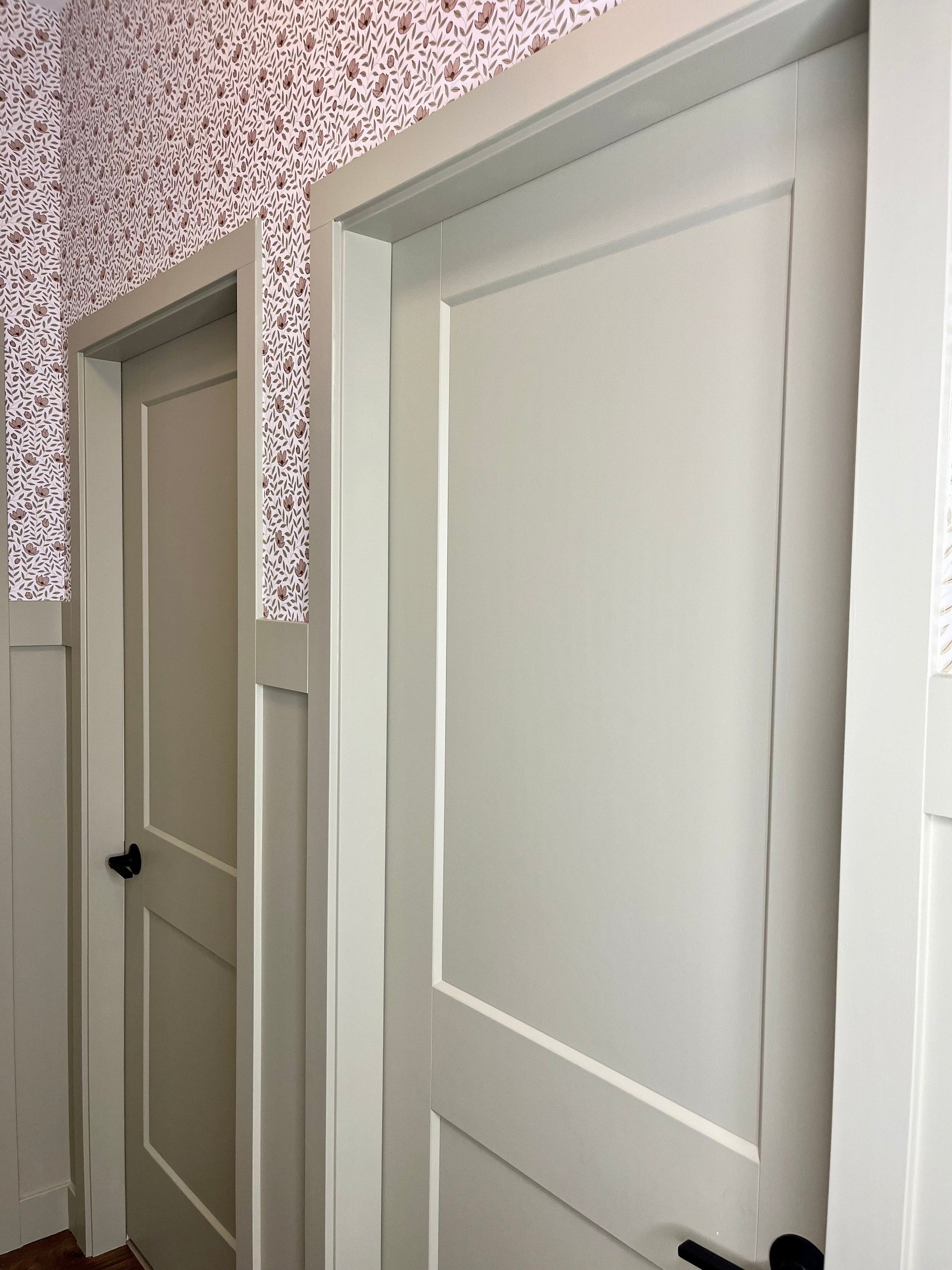 Eliana Floral Wallpaper Sage Green Cottagecore Wall Decor