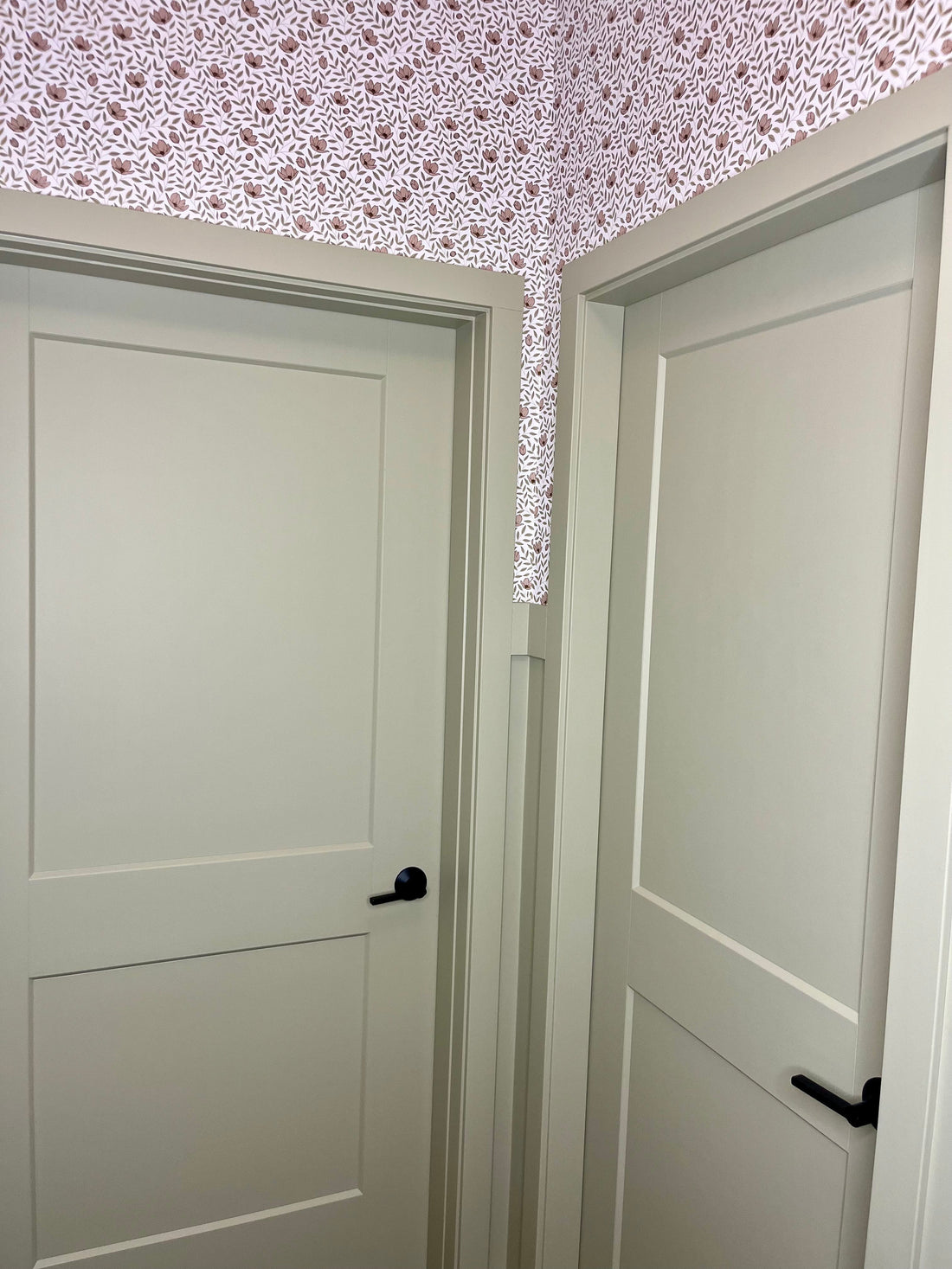 Eliana Floral Wallpaper Sage Green Cottagecore Wall Decor