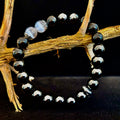 Energy Shield Bracelet – Black Obsidian & Selenite Protection Bracelet