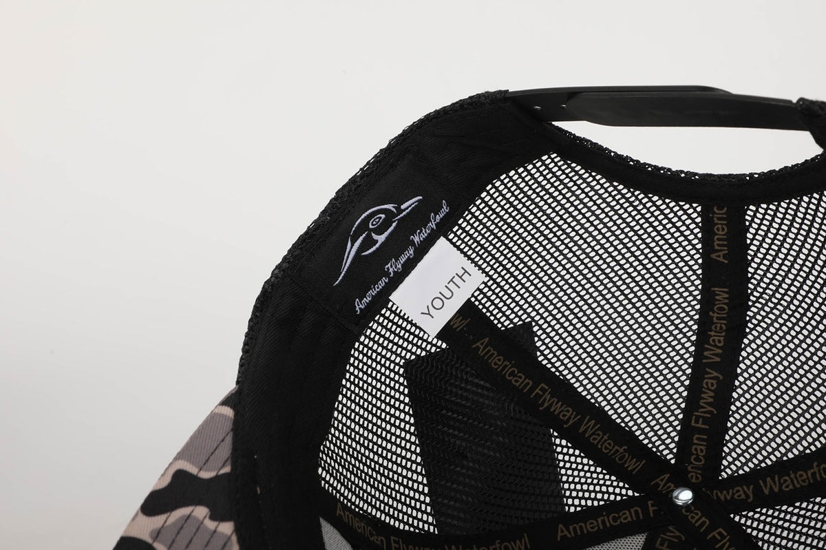 Youth 7 Panel Hardwoods-II Snapback Hat with 3D Puff Buck