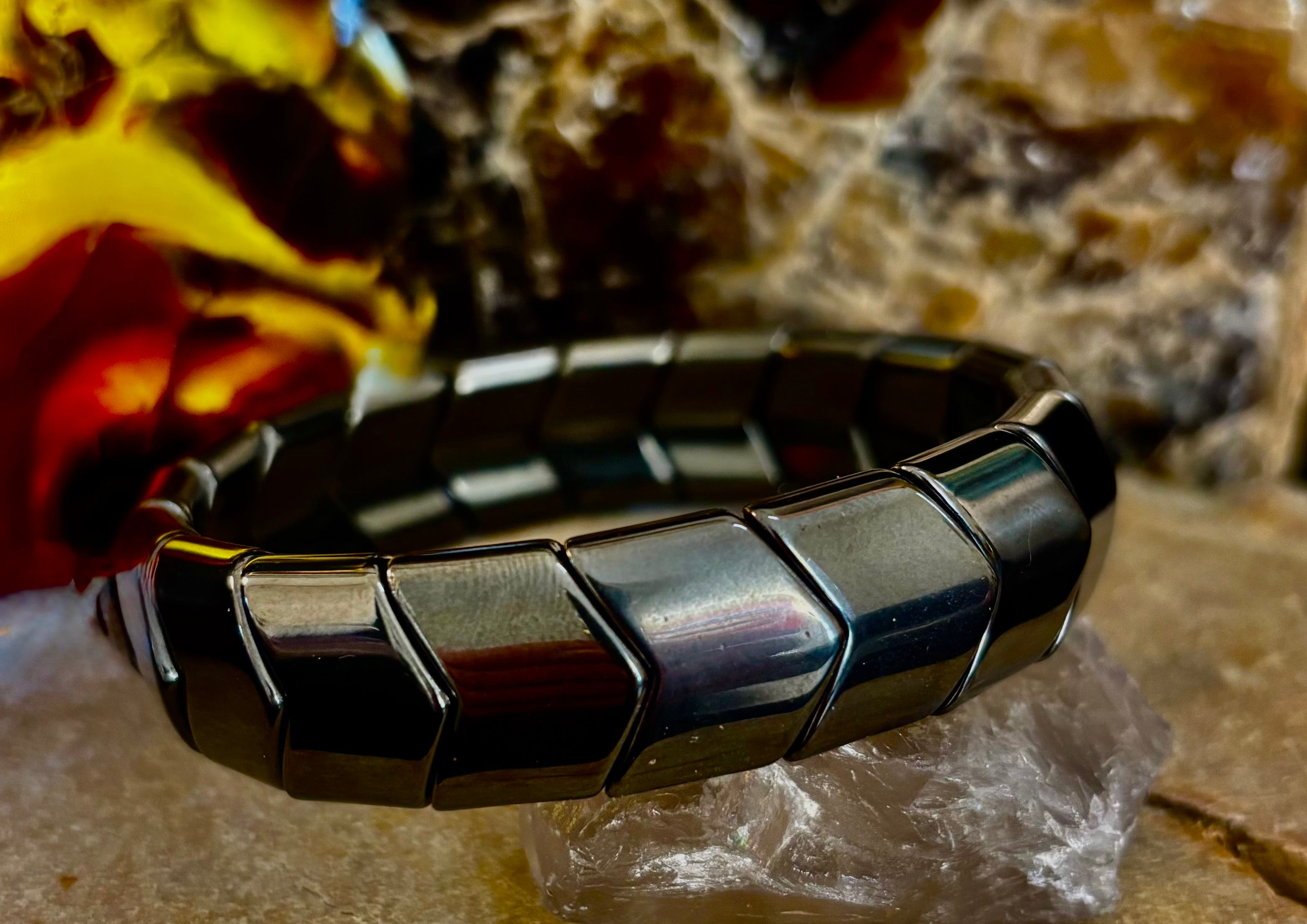 Grounded Strength Bracelet – Balance • Protection • Confidence (Medium–Large Wrists)