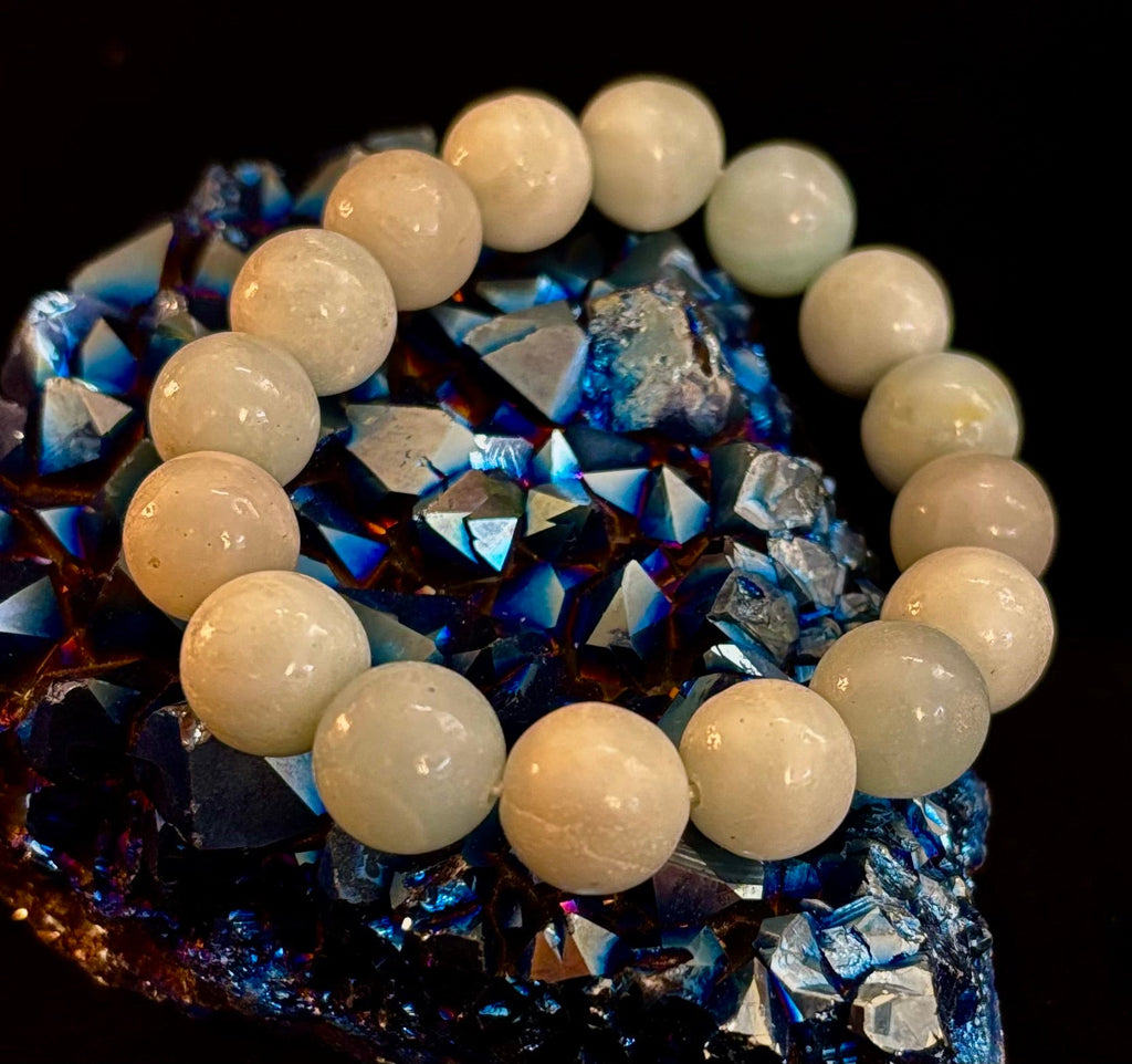 Amazonite Bracelet – Calm, Coastal Energy in Every Bead (8mm and 12mm stone sizes)