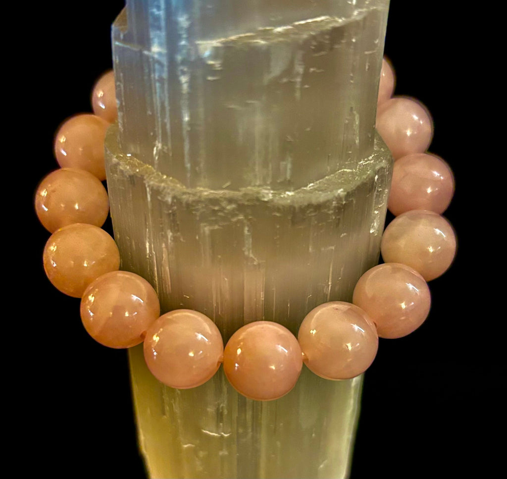 Rose Quartz Bracelet 8mm, 10mm & 12mm – Reiki-Infused Love, Healing & Self-Worth Jewelry (Multiple Wrist Sizes)