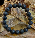 Grounded Energy Lava Rock Bracelet – Strength • Stability • Protection (10mm, Small Wrists)