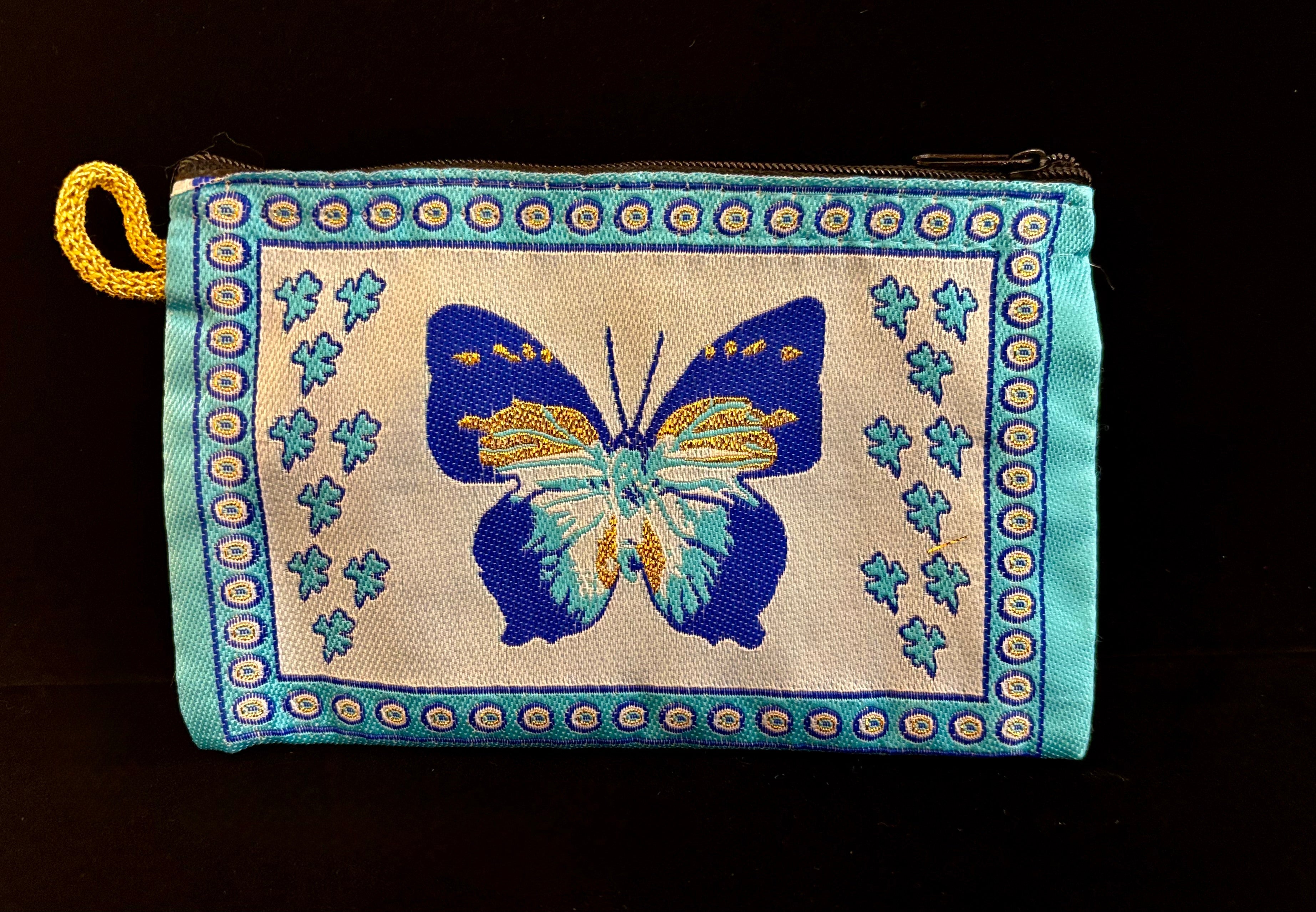 Handmade Turkish Evil Eye Coin Purse | 4x6 Fabric Pouch for Protection & Style