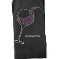 Wine Glass Rhinestone Leggings with Pockets in Multiple Colors - Image 4