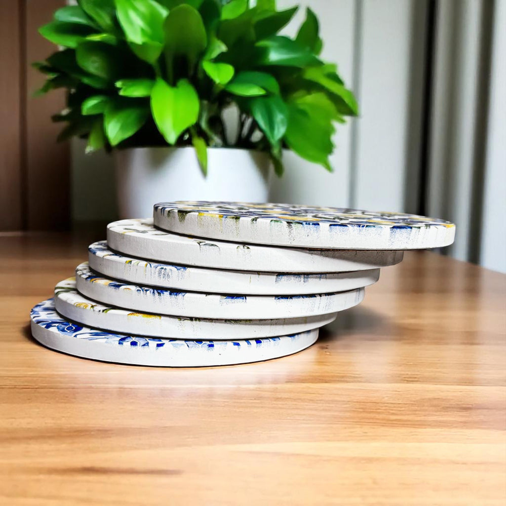 Mediterranean Lemon Coasters
