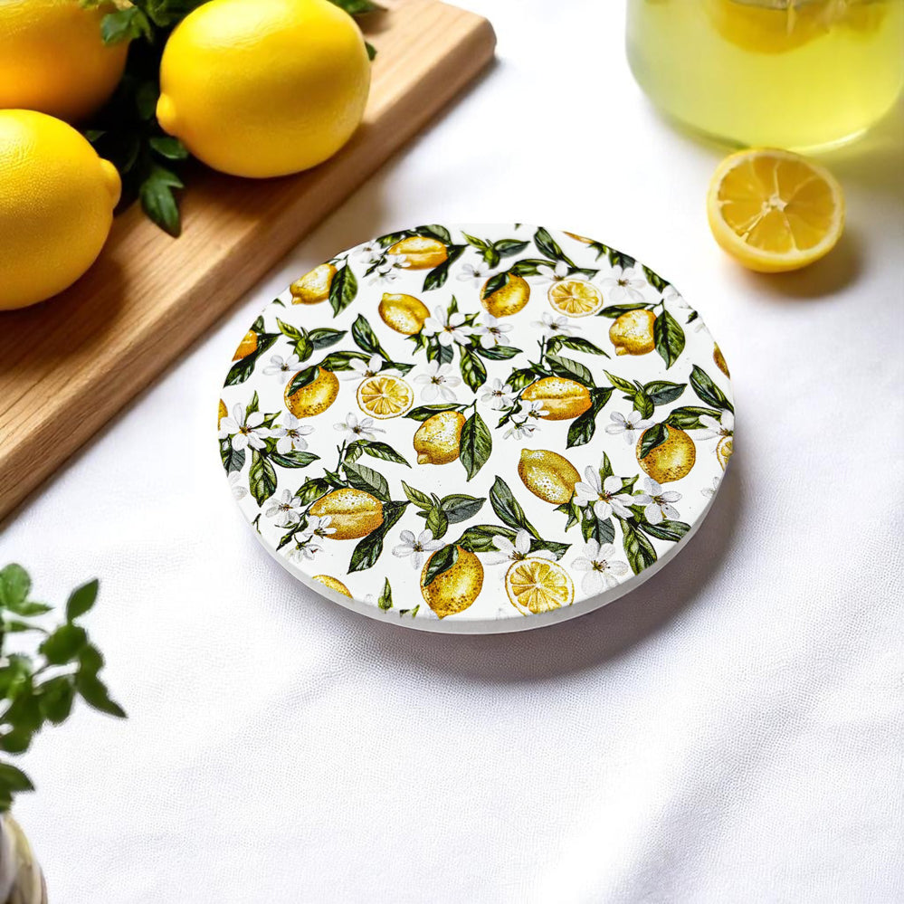 Mediterranean Lemon Coasters