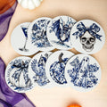 Chinoiserie Halloween Coasters