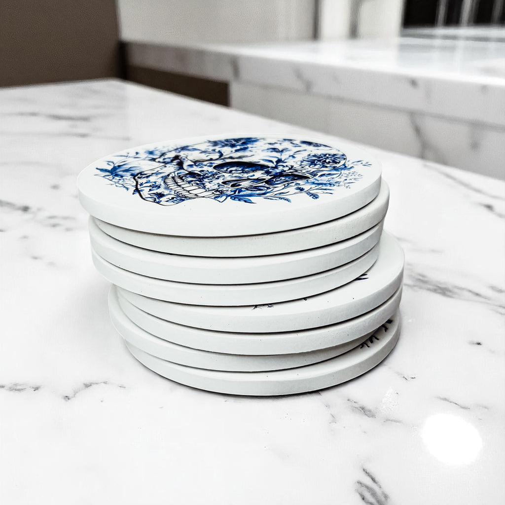 Chinoiserie Halloween Coasters