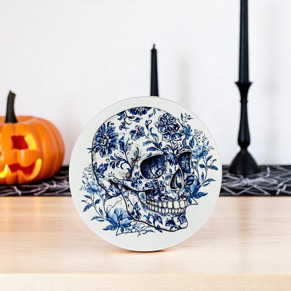 Chinoiserie Halloween Coasters