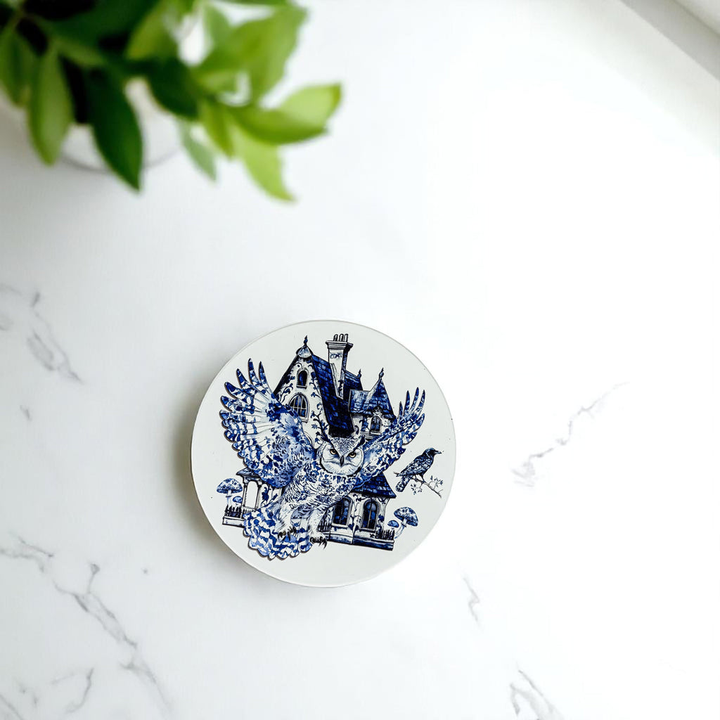 Chinoiserie Halloween Coasters