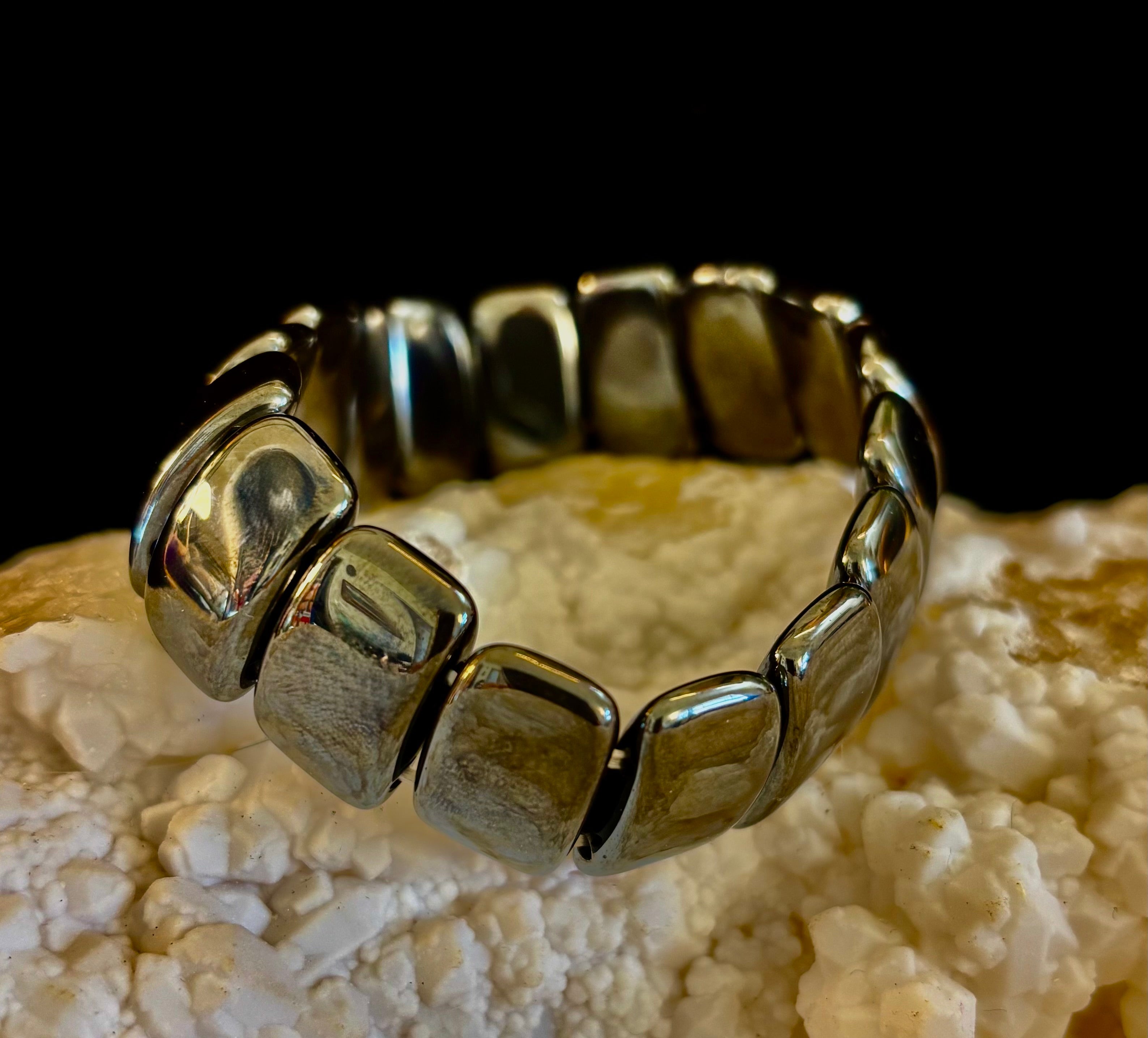 ⚡ Titan Strength Elliptical Bracelet — Grounded Confidence Energy (Larger Wrists)