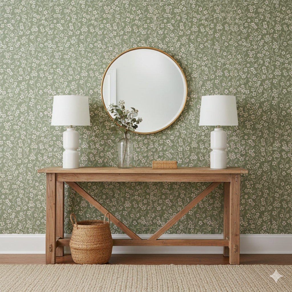 Cass pattern designer wallpaper by Danielle Eneh for Loomwell Home Goods