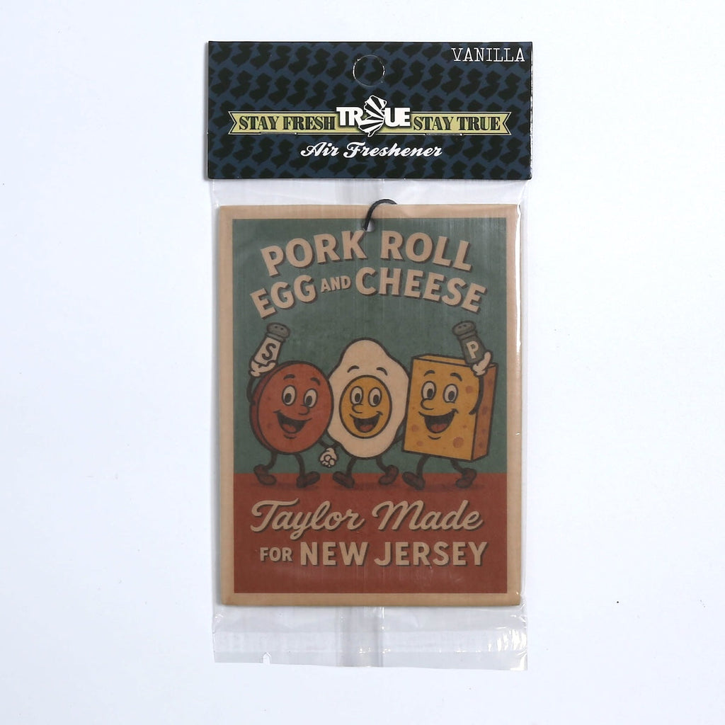 Pork Roll Egg and Cheese Breakfast Air Freshener for Car & Home