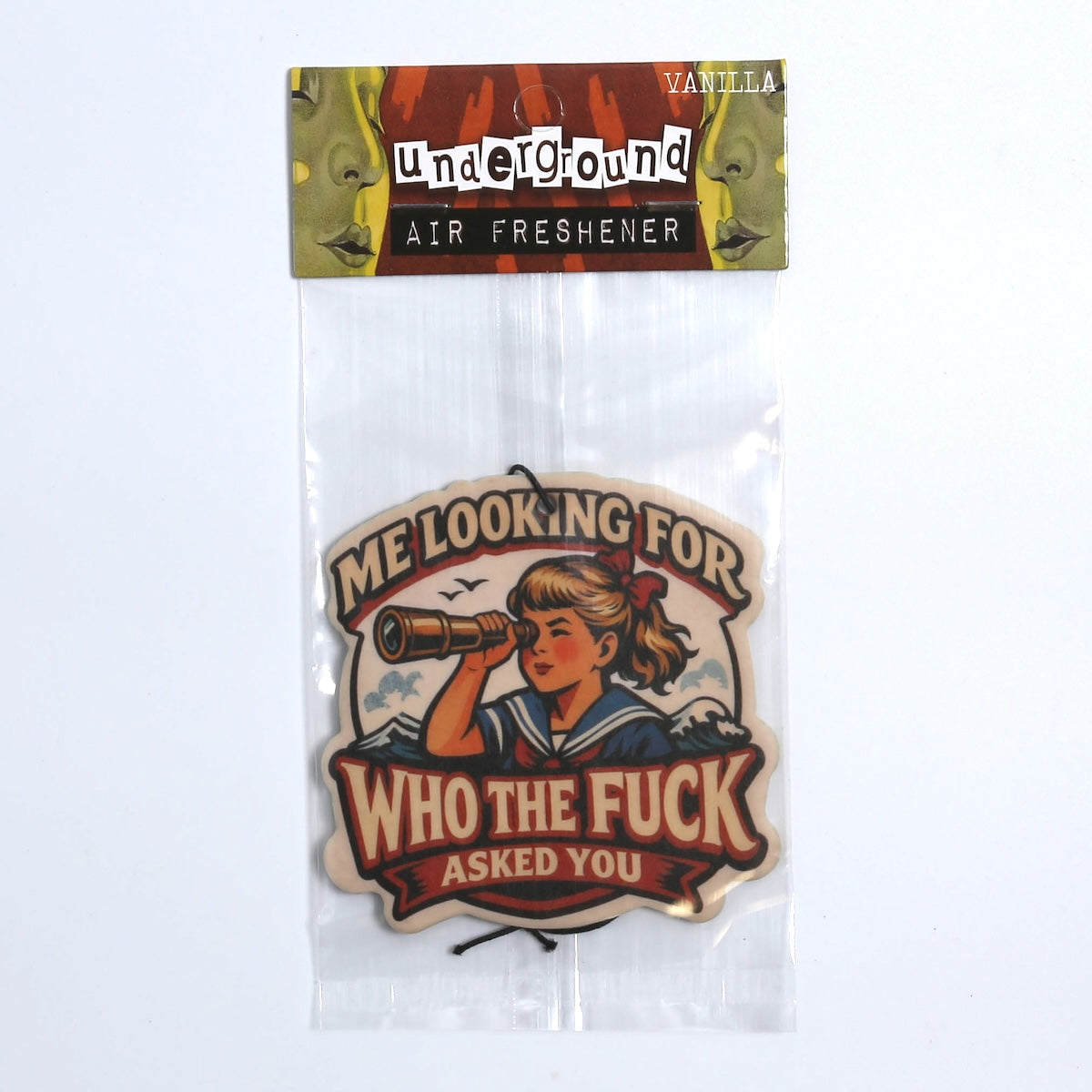 Me Looking for Who Asked Air Freshener - Funny Car Accessory
