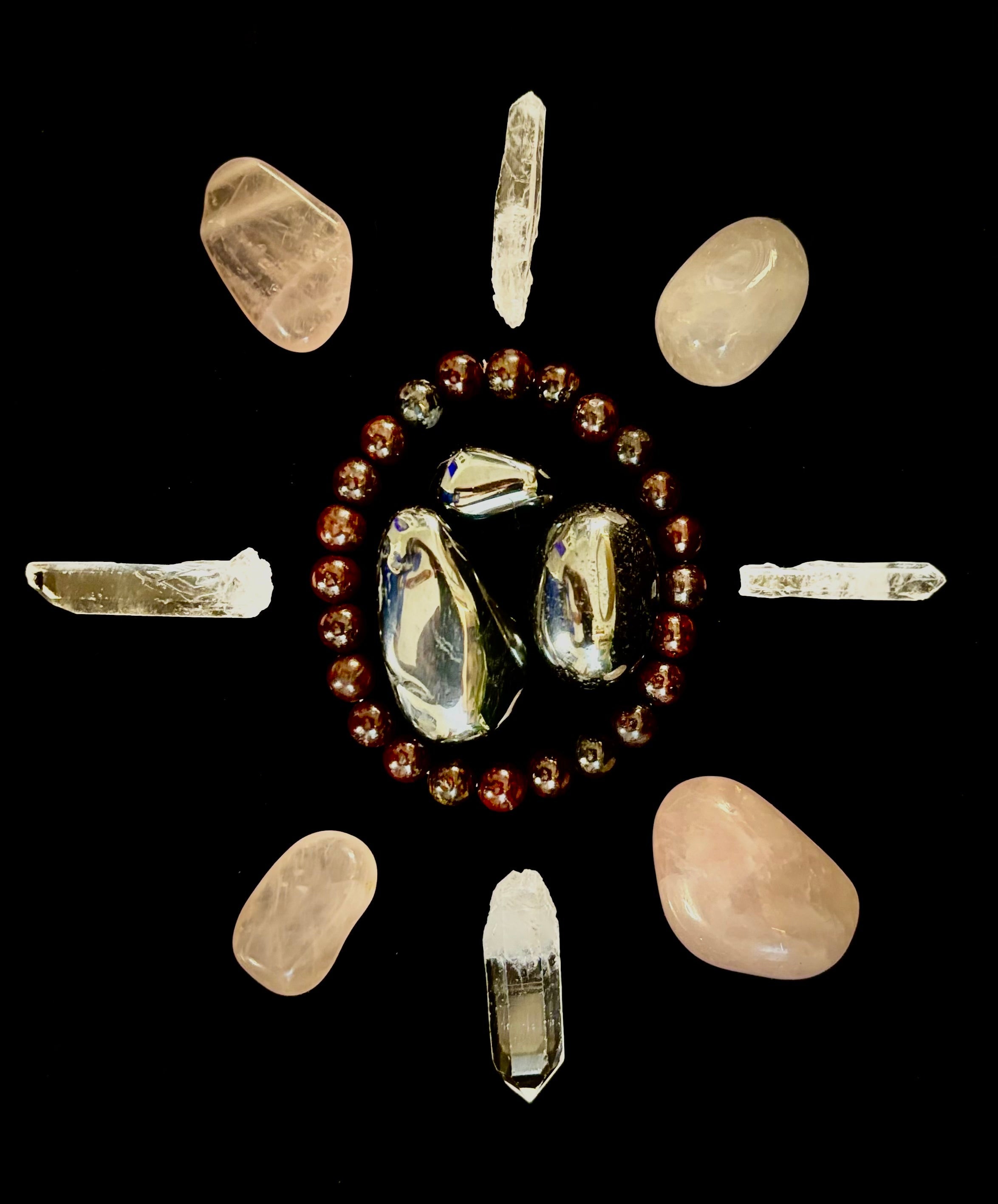 Bloodstone Strength Bracelet | 8mm Natural Energy Beads for Protection & Vitality (8” Large Fit)