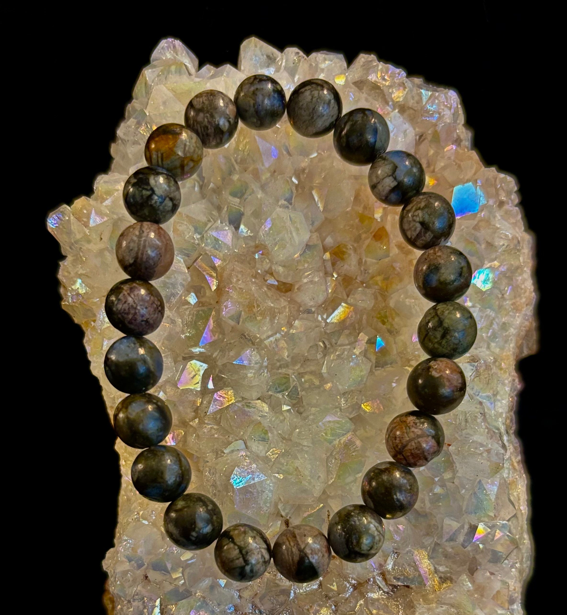 Que Sera Sera Natural Stone Bracelet | 8mm Beads for Small to Medium Wrists